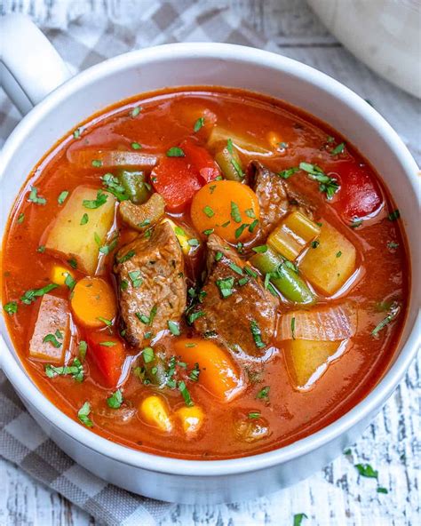 Steps to Prepare Homemade Vegetable Beef Soup Recipes