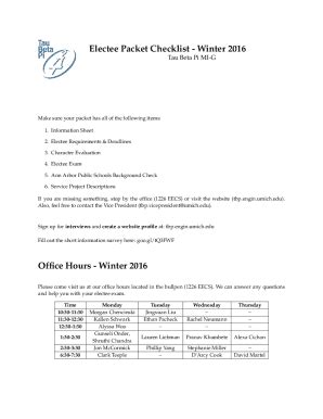 Fillable Online tbp engin umich documents.pubdocumentelectee-packet ...