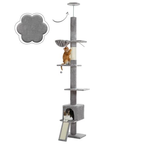 Snapklik.com : PEQULTI Cat Tree Floor To Ceiling, Tall Cat Tower ...