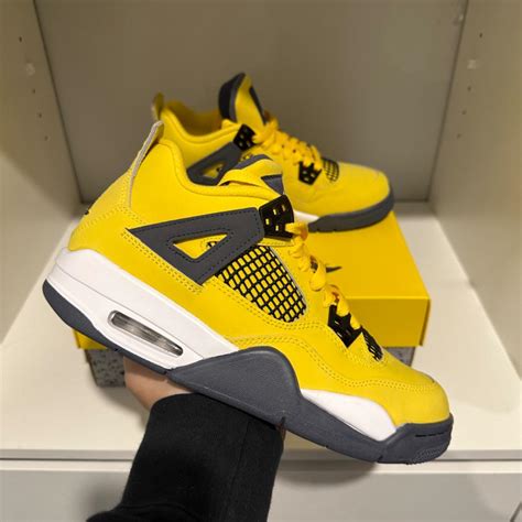 Jordan 4 Lightening - 6Y - BRAND NEW - OG BOX -... - Depop