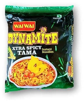 Wai Wai Dynamite Xtra Spice Tama Instant Noodles 100g Unique : Amazon ...