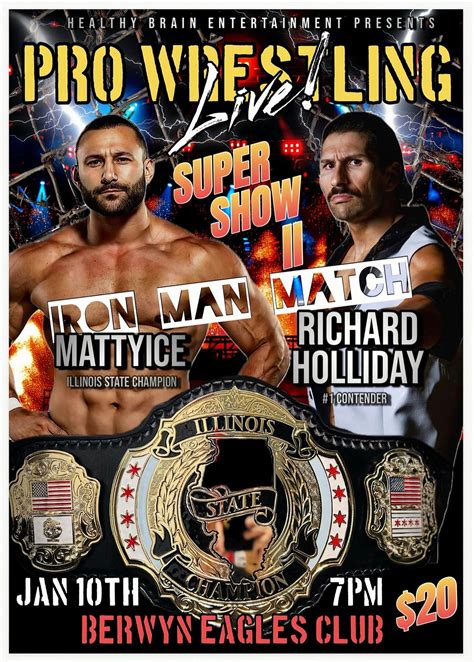 Super Show 2, Berwyn Eagles, 26th Street, Berwyn, IL, USA, 10 January ...