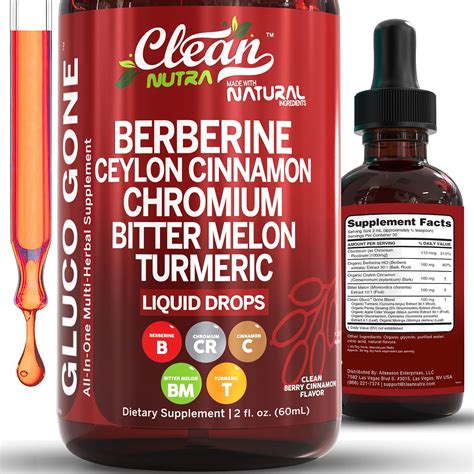 Amazon.com: Clean Nutra Berberine with Ceylon Cinnamon Supplement ...