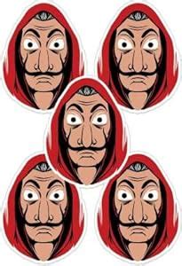 Money Heist Stickers - Pack of 5 : Amazon.in: Office Products