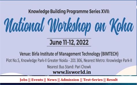 National Workshop on KOHA: Open Source Integrated Library Management ...