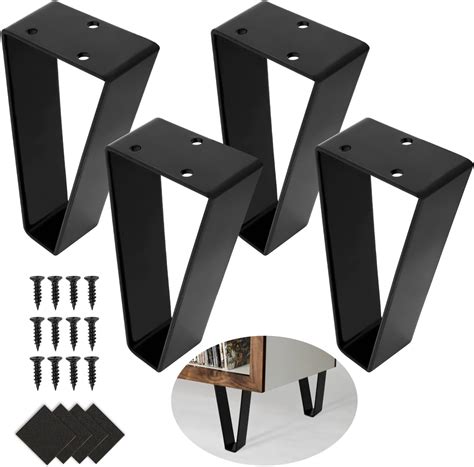 Amazon.com: Metal Furniture Legs (4pcs-6 inch) Metal Table Legs, Coffee ...