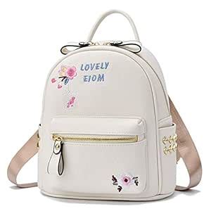 Dorakitten Women Mini Backpack Fashion Simple Flower Pattern Backpack ...