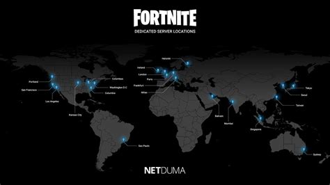 Image result for Netduma Fortnite Server Location