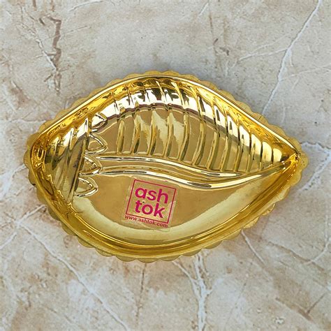 Shankh Shape Plate | Small Serving Plate Ideal for Puja, Return Gifts ...