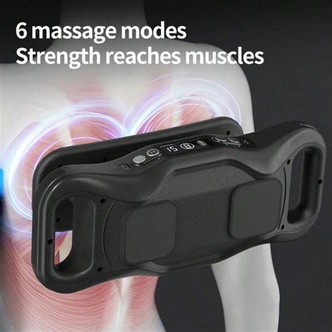 New Dual-Head Pulse Fascia Massage Gun Electric Leg & Back Massager ...