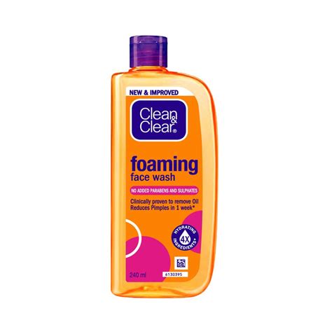 Buy Clean & Clear Foaming Face Wash, 240ml Online – Indicrest.com