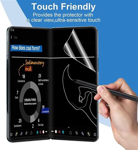 Samsung Galaxy Z Fold5 (3 Pcs Set) Protection Membrane Screen Guard ...