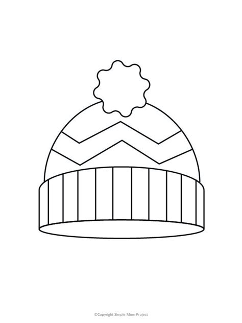 Free Printable Snow Hat Template for Kids – Easy, Fun, and Perfect for ...