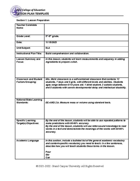 Image result for Evaluation in Lesson Plan Example