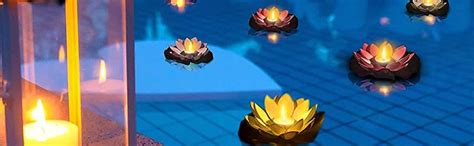 Buy BM Ecom Floating Led Lotus Flower for Decoration, Flowers Water ...