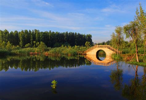 中国最大的城市湿地--潍坊市白浪河湿地公园
