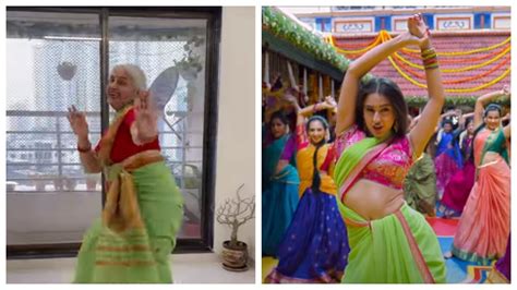 63-yr-old desi dadi nails Sara Ali Khan's Chaka Chak dance steps in new ...