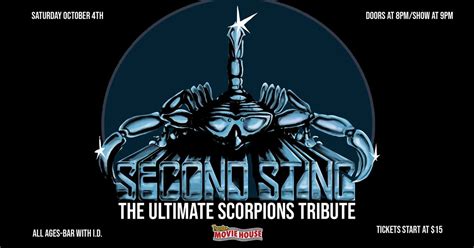 Second Sting: The Ultimate Scorpions Tribute at Tracyton Movie House ...