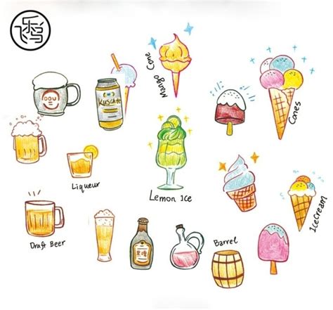 100种饮品简笔画图片,10种饮料简笔画,100种饮料怎么画_大山谷图库