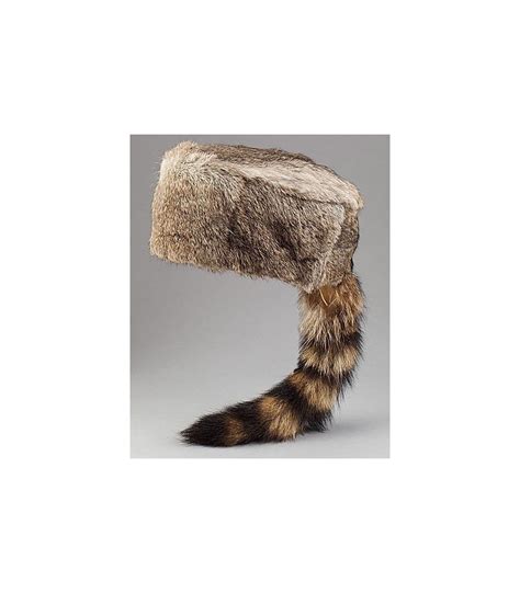 Faux Raccoon Tail Hat