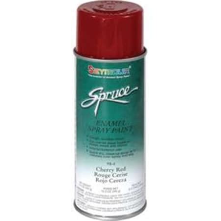 Seymour Of Sycamore 16 oz Spruce General Use Spray Paint - Cherry Red ...