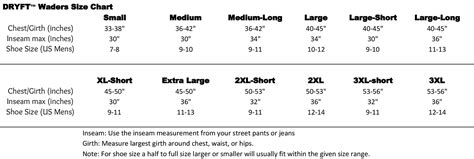Image result for Wading Boot Sizing