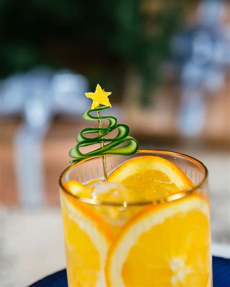 Christmas Tree Cocktail Garnish | Christmas drinks, Christmas cocktails ...