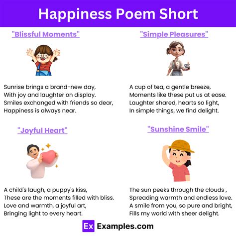 30+ Happiness Poem Examples