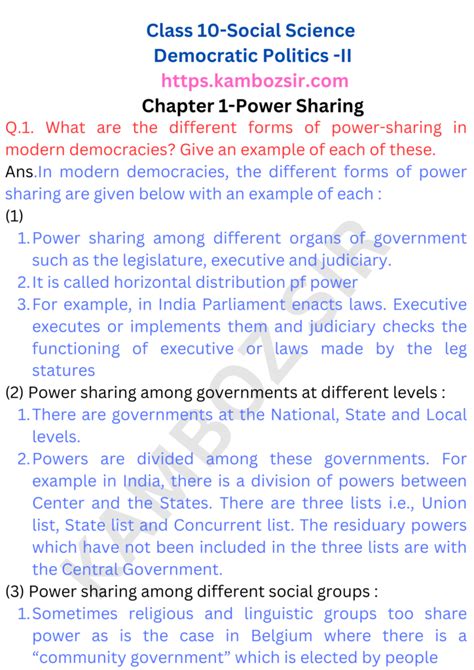 Power-Sharing Chapter One Shot Explain 的图像结果