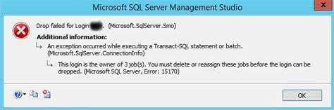 Image result for SQL Error 15150