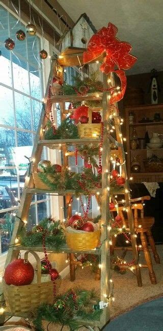 Image result for Nativity Set Ladder Tree