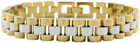 Buy DARE BY GOLDEN ERA Men's Stainless Steel Gold-Tone Cuban Link ...