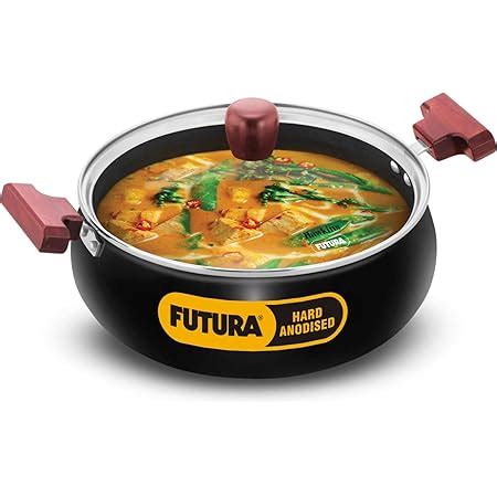Buy Hawkins Futura Hard Anodised Cook-n-Serve Bowl 5 L, 23 cm, 4.06 mm ...