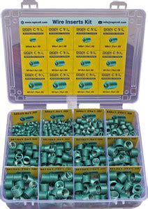 Rapi-Coil 500Pcs 304 Stainless Steel-M5 M6 M8 M10 M12 Wire Thread ...