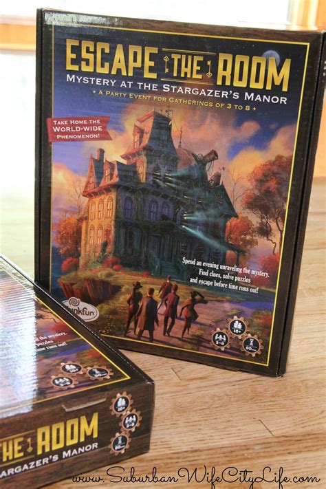 Escape the Room Mystery at the Stargazer's Manor x 2 - Suburban Wife ...