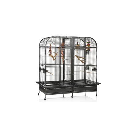 Buy A&E Cage Co. Double Macaw Cage with Removable Divider, 64"x32 ...