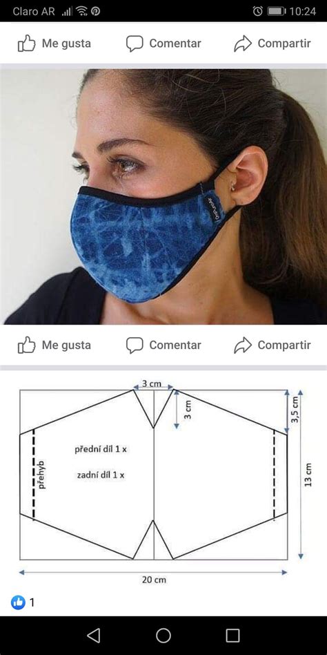 N95 Face Mask Pattern Printable 的图像结果