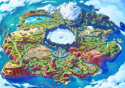 Image result for Galar Map