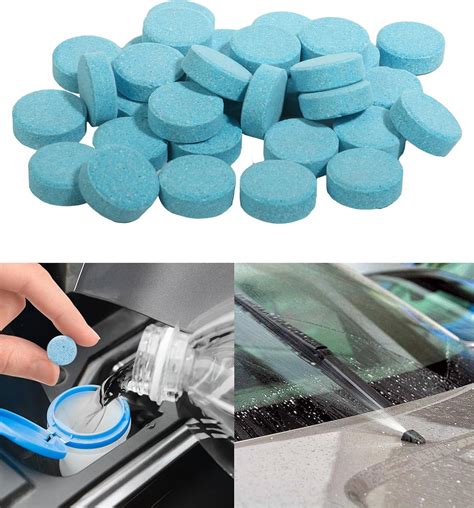 bylikeho 50PCS Windshield Washer Fluid,Windshield Wiper Fluid,Car Accessories Wiper Fluid ...