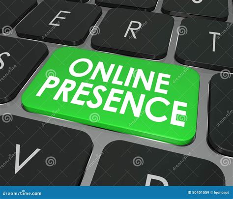 Online Presence Management On Laptop In Meeting Room. 3D. Stock ...
