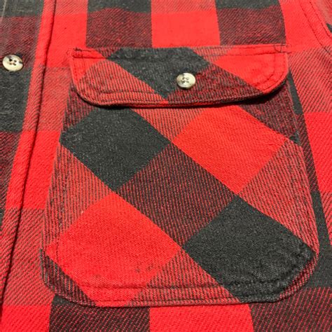 90s USA製 OSHKOSH Heavy Flannel Shirt size M TALL | DESERTSNOW