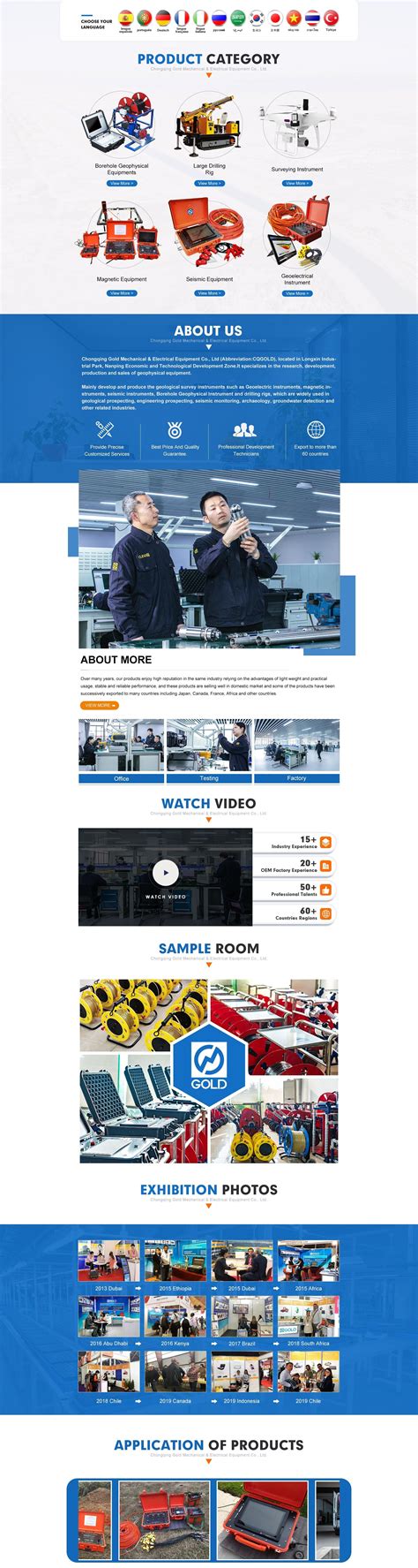 Company Overview - Chongqing Gold Mechanical & Electrical Equipment Co ...