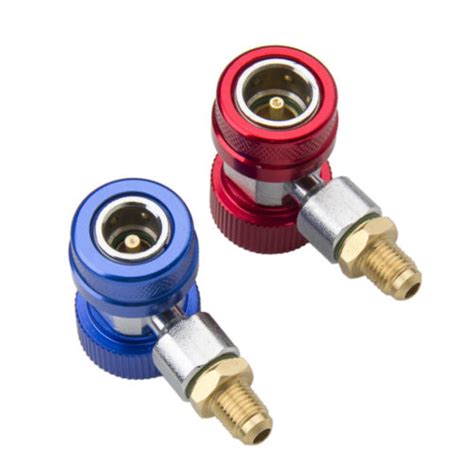 R134A Adapter Fittings Quick Coupler High Low AC | Ubuy India