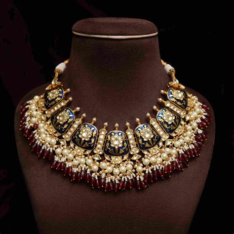 Kundan Choker Necklace & Polki Choker Necklace