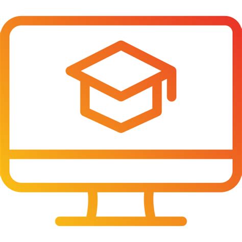 Электронное обучение иконка Generic Gradient | Freepik