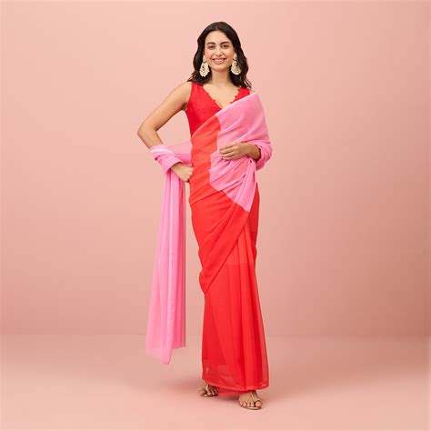 Mermaid saree Petticoat-NYOE01-Red – Nykd by Nykaa