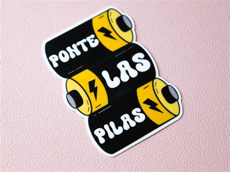 Ponte Las Pilas Sticker Latina Sticker Mexican Sticker - Etsy