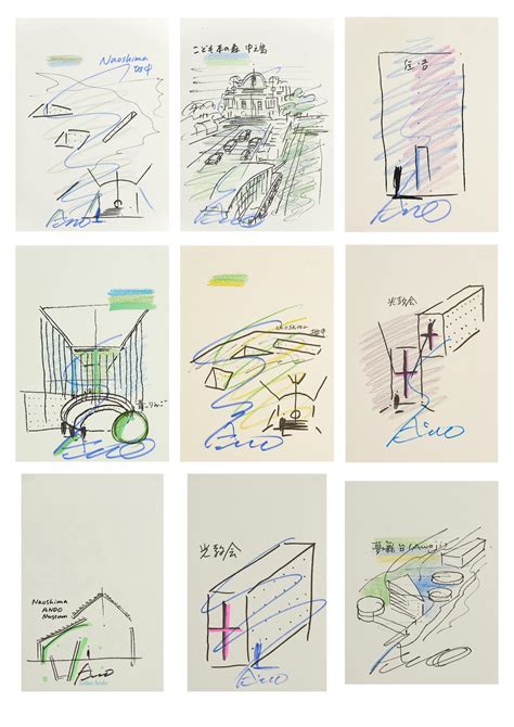 Tadao Ando Sketches