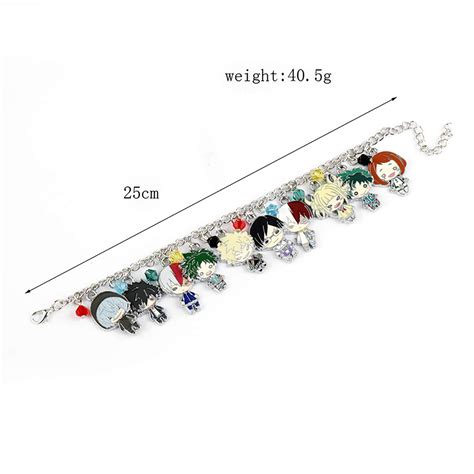bnha mha My Hero Academia fashion novelty charm bracelet, anime manga ...