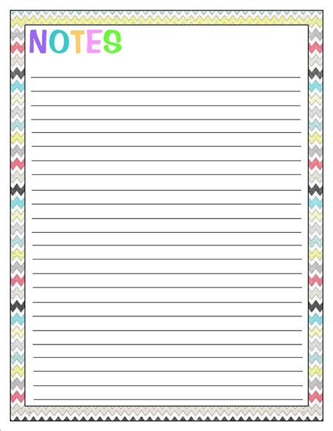Image result for Downloadable Printable Notes Page